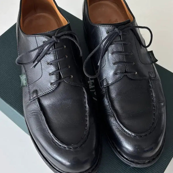 [BUNJANG] Paraboot Chambord Black Leather Loafers / 파라부트 샴보드