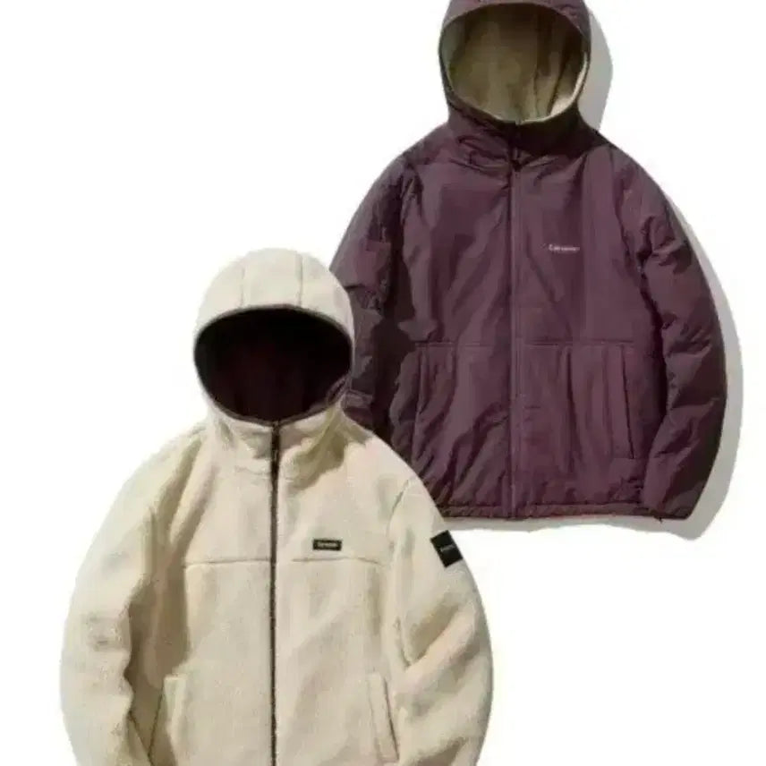 [BUNJANG] Covernat Reversible Fleece Warm-up Jacket / 커버낫 리버시블 플리스 웜업 자켓 L사이즈