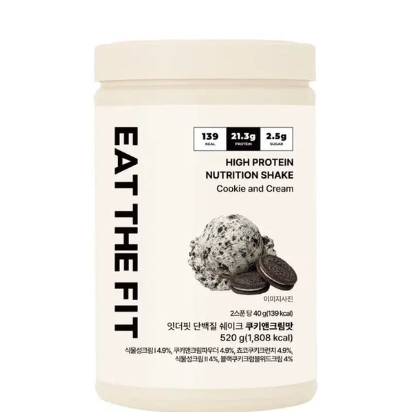 [BUNJANG] It's the Fit Protein Shake Cookie & Cream / 잇더핏 단백질쉐이크 쿠키앤크림 새상품