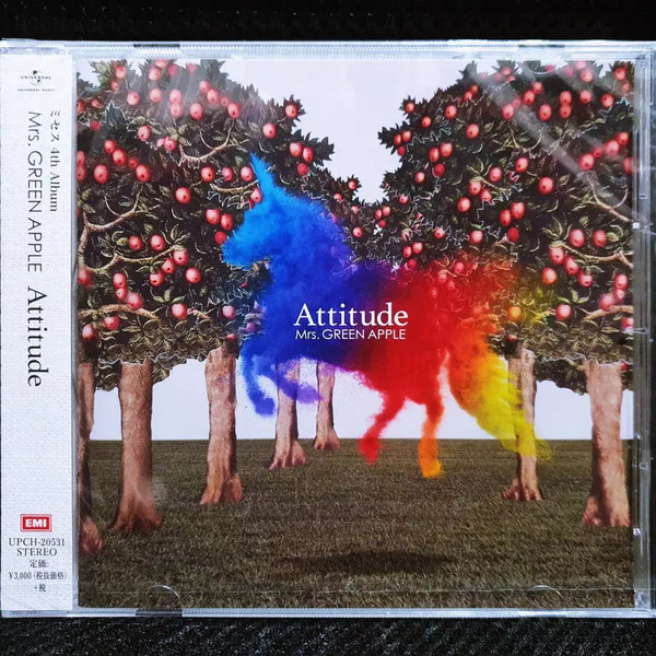 [BUNJANG] Mrs. GREEN APPLE Attitude CD (Sealed) / 미세스 그린 애플 Mrs. GREEN APPLE Attitude CD 미개봉 신품