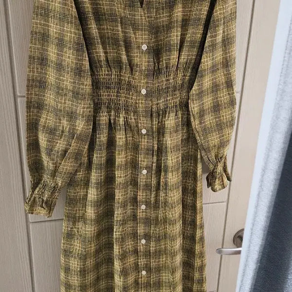 [BUNJANG] Autumn Checkered Dress / 가을체크 원피스