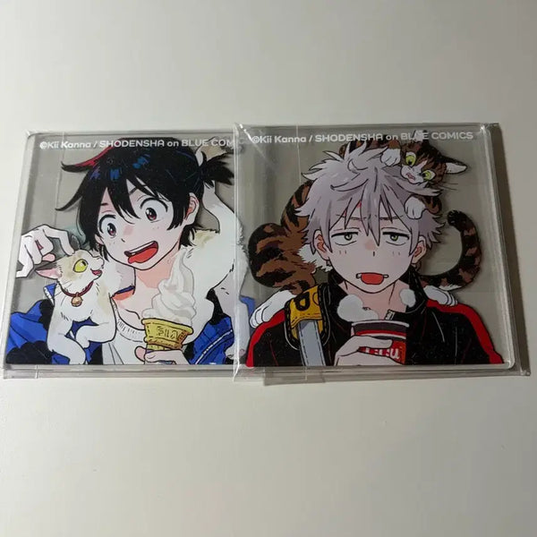 [BUNJANG] EtoranJee Spring Breeze Acrylic Coaster Set / 해변의 에트랑제 봄바람의 에트랑제 미오슌 트립카페 아크릴코스타