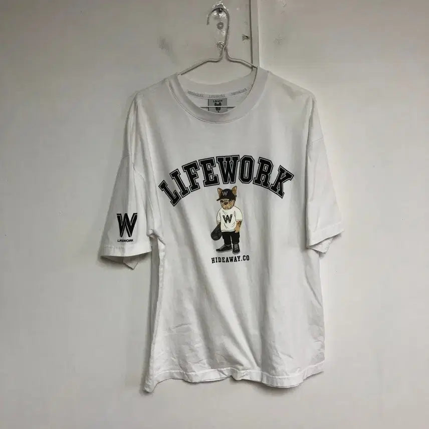 [BUNJANG] Lifework Men's Half Sleeve T-Shirt / 라이프워크 남성 반팔티 95M@9902