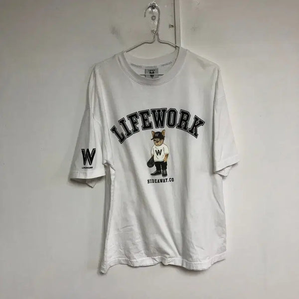 [BUNJANG] Lifework Men's Half Sleeve T-Shirt / 라이프워크 남성 반팔티 95M@9902