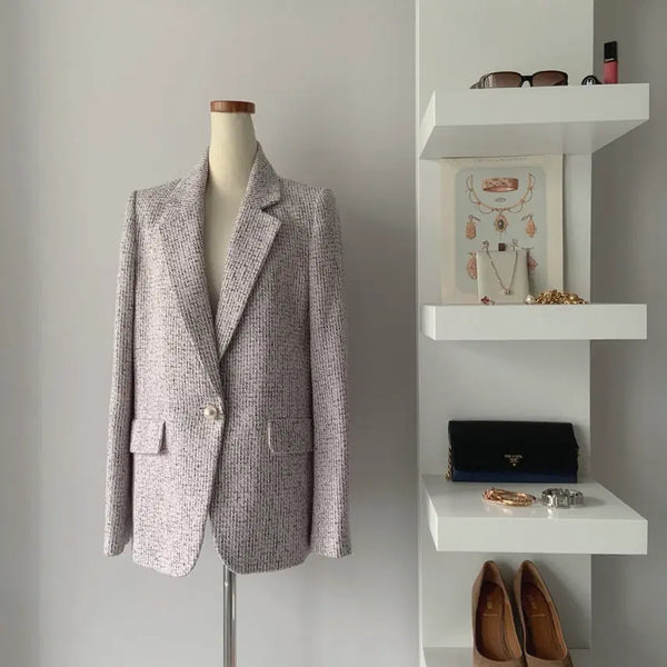 [BUNJANG] MIXXO Tweed Jacket - Size S / [S] 미쏘(MIXXO) 트위드 자켓