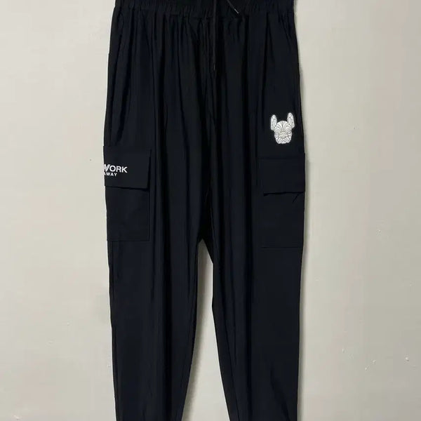 [BUNJANG] LIFEWORK Logo Functional Spandex Banding Jogger Pants / 55-66 LIFE WORK 라이프워크 로고 기능성 스판 밴딩 조거바지