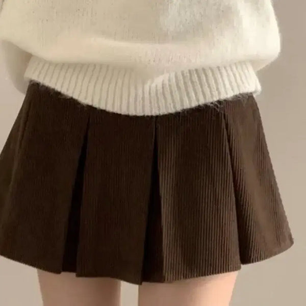[BUNJANG] Corduroy Skirt / 골덴치마