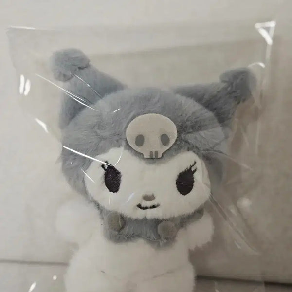 [BUNJANG] Sanrio Monotone Kuromi Doll Keyring / 산리오모노톤쿠로미인형키링13cm