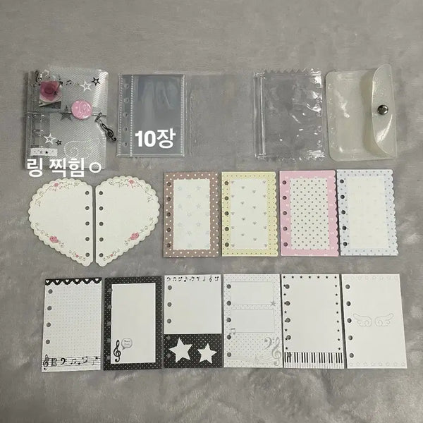 [BUNJANG] A5 6-Ring Binder Diary Unused Deco Inserts / M5 5공 다이어리 미사용 다꾸 속지