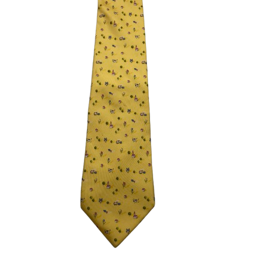 [BUNJANG] Salvatore Ferragamo Patterned Necktie / 963) (Ferragamo) 살바토레페레가모 패턴 넥타이