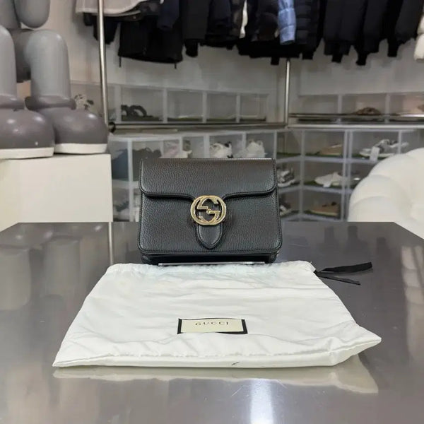 [BUNJANG] Gucci GG Interlocking Chain Shoulder Bag / 구찌 GG 인터로킹 체인 숄더백