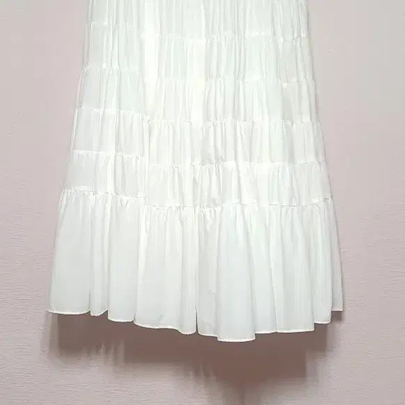 [BUNJANG] Maje Tiered Ruffle Long Skirt White Size 36 / 정품] maje 마쥬 캉캉 셔링 롱 스커트 (화이트 / 36)