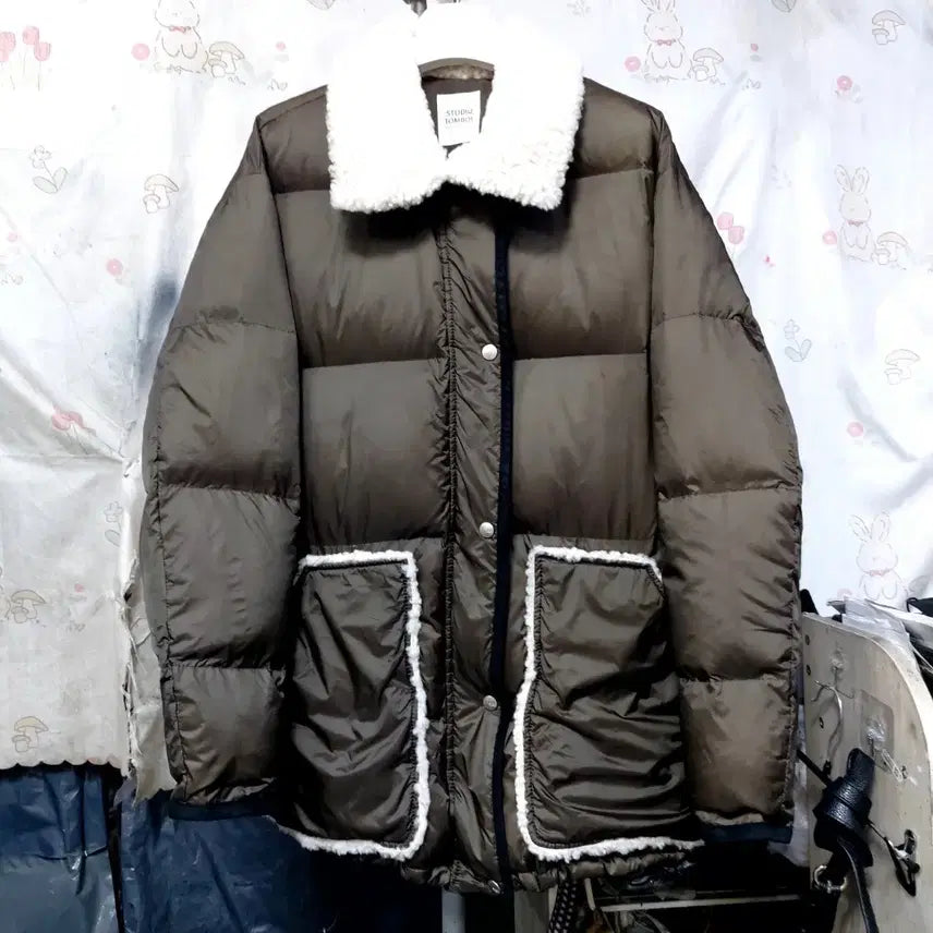 [BUNJANG] Studio Tomboy Goose Down Padding with Wool Blending / 스튜디오  톰보이  ( 양털배색)   구스다운  패딩