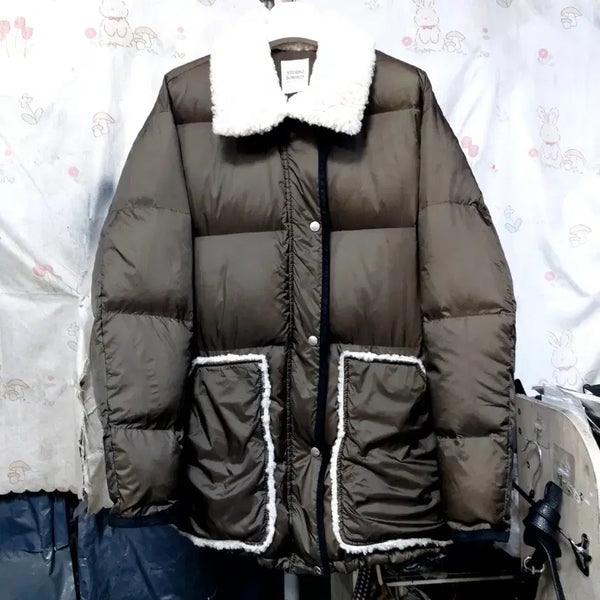 [BUNJANG] Studio Tomboy Goose Down Padding with Wool Blending / 스튜디오  톰보이  ( 양털배색)   구스다운  패딩