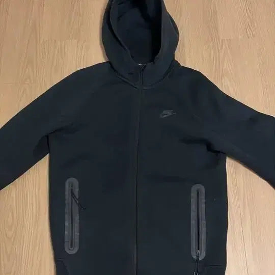 [BUNJANG] Nike Tech Fleece Hooded Zip-Up Black / 나이키 테크 플리스 후드 집업 블랙