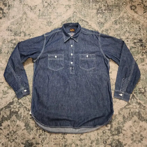 [BUNJANG] SLAP SHOT Pullover Work Shirt (Japanese Made) / 일본 제작 SLAP SHOT 풀오버 워크셔츠