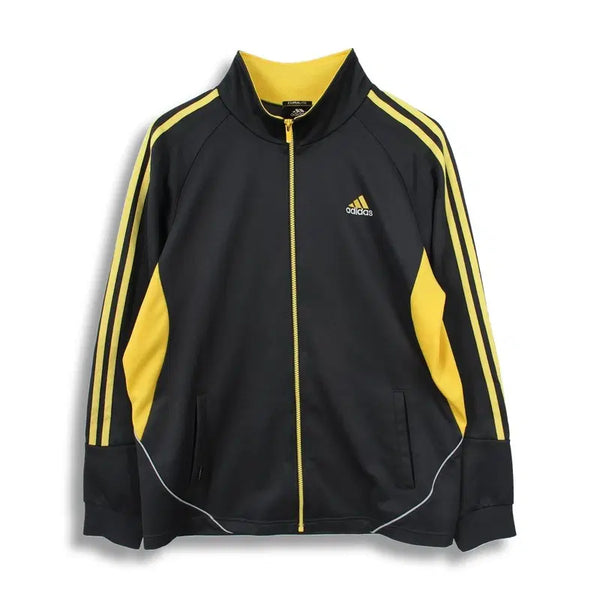 [BUNJANG] Adidas Men's Poly Embroidered Logo Zip-Up Jersey / 아디다스 (MEN - M) 폴리 자수 로고 집업 저지