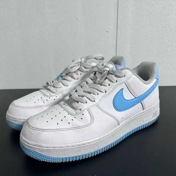 [BUNJANG] Nike Air Force 1 '07 Aquarius Blue White / 나이키 에어 포스 1 07 아쿠아리어스 블루 화이트(275)