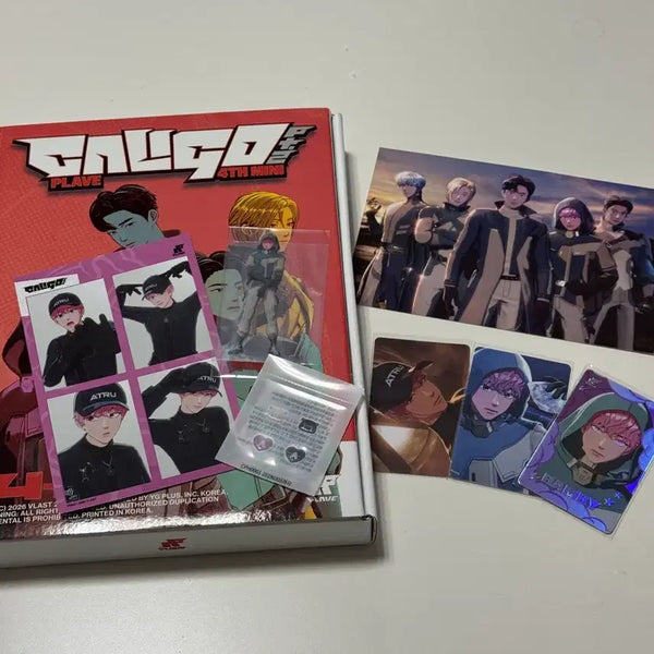 [BUNJANG] PLAVE Caligo Pt.2 Photobook (Bambi Version) Bundle with Encore Concert Photocard / 플레이브 칼리고2 포토북 인벤토리  + 앙콘 포카 증정 / 밤비 생일케이크 박스