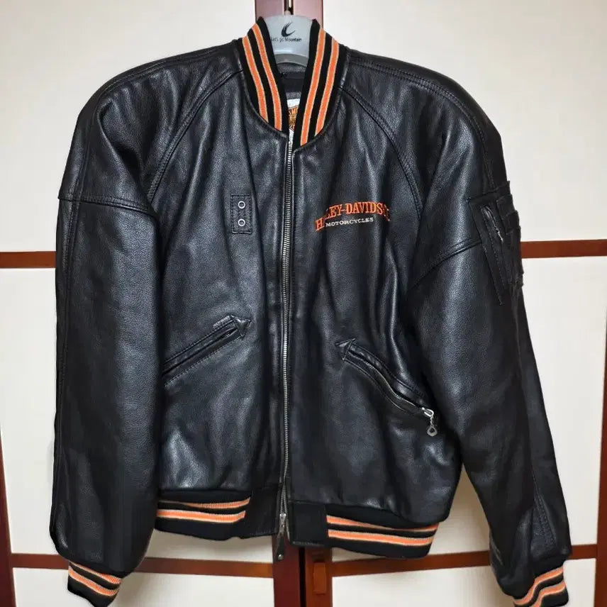 [BUNJANG] Harley-Davidson Leather Rider Jacket / 할리데이비슨 가죽 라이더 자켓