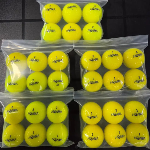 [BUNJANG] Honma Crystal A-Grade Glossy Colored Lost Balls (30 pcs) / 혼마 크리스탈 A급 유광 컬러 로스트볼 30구 중고골프공
