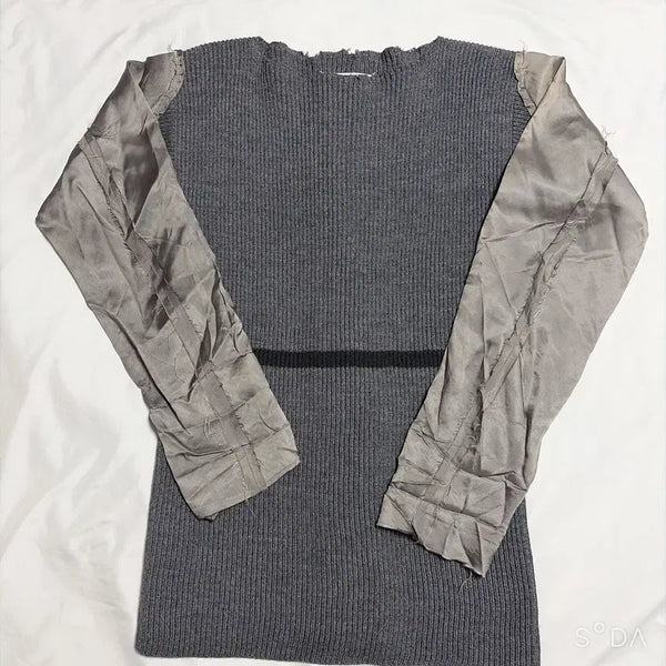 [BUNJANG] Maison Margiela Long Sleeve Knit Blouse - Size M / 마르지엘라 긴팔 니트 블라우스 M