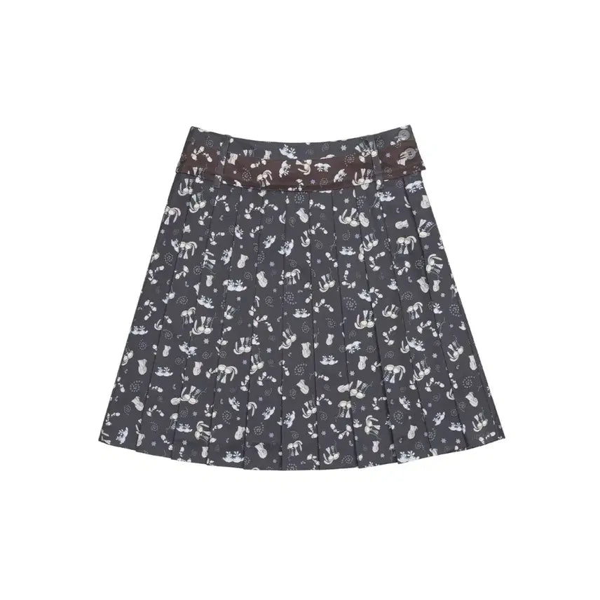 [BUNJANG] Koiseio Two-Tone Pattern Pleated Skirt / [당일배송] 코이세이오 테지 투톤 패턴 플리츠 스커트, 코이세이오 치마
