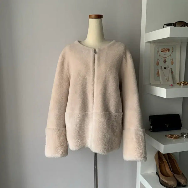 [BUNJANG] KASIBADY Shearling Fur Jacket / [55] 카시바디(KASIBADY) 무스탕 퍼 자켓