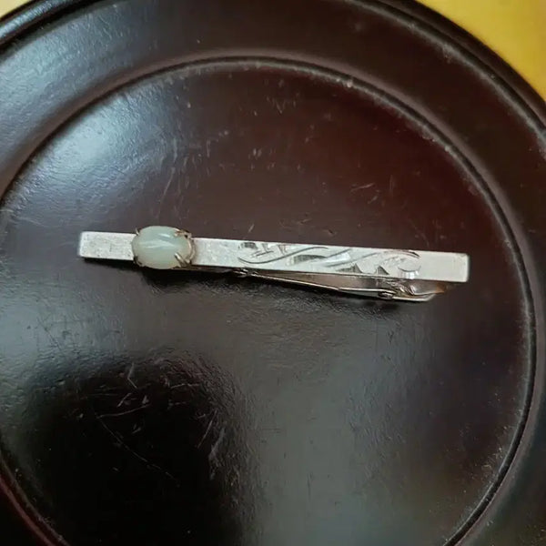 [BUNJANG] Opal Tie Clip / 멋진 고급오팔넥타이핀