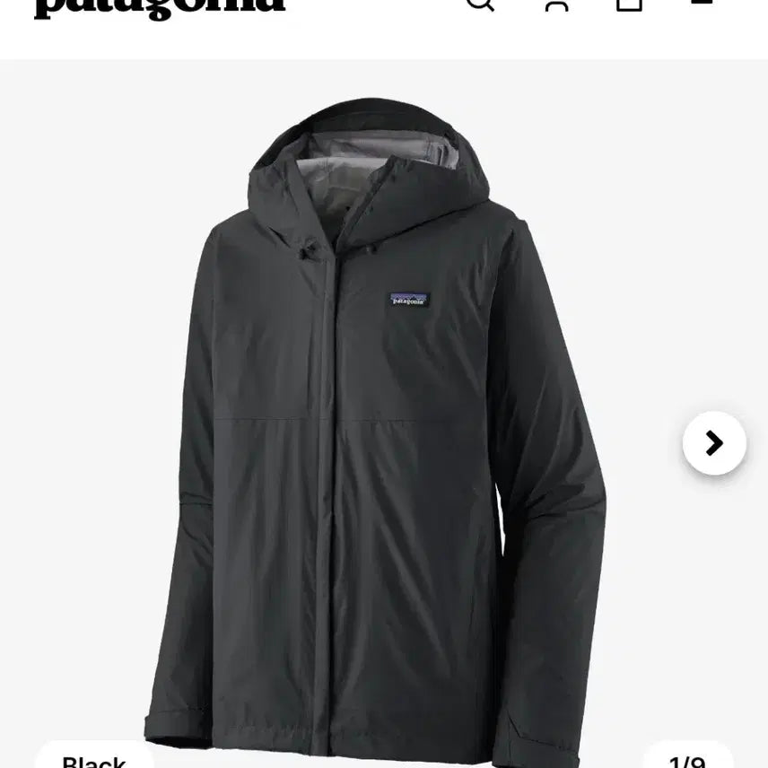 [BUNJANG] Patagonia Men's Torrentshell 3L Rain Jacket Black L / 파타고니아 멘즈 토렌쉘 3l 레인자켓 L