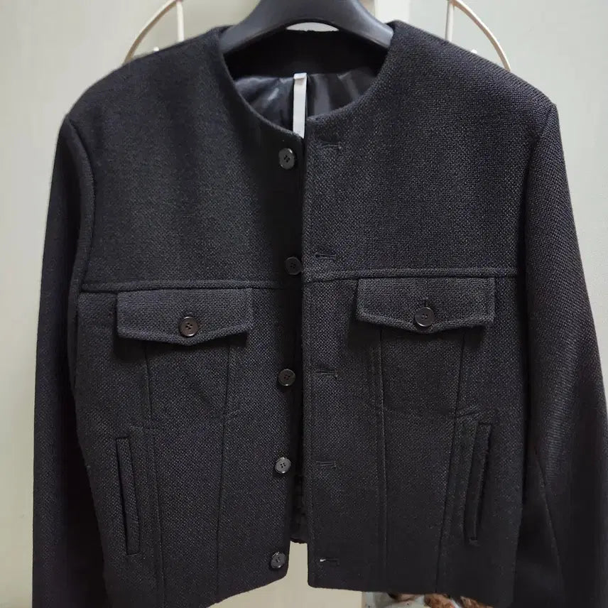 [BUNJANG] Noir Wool Tweed Crewneck Jacket / 노이어 울 트위드 크루넥 자켓