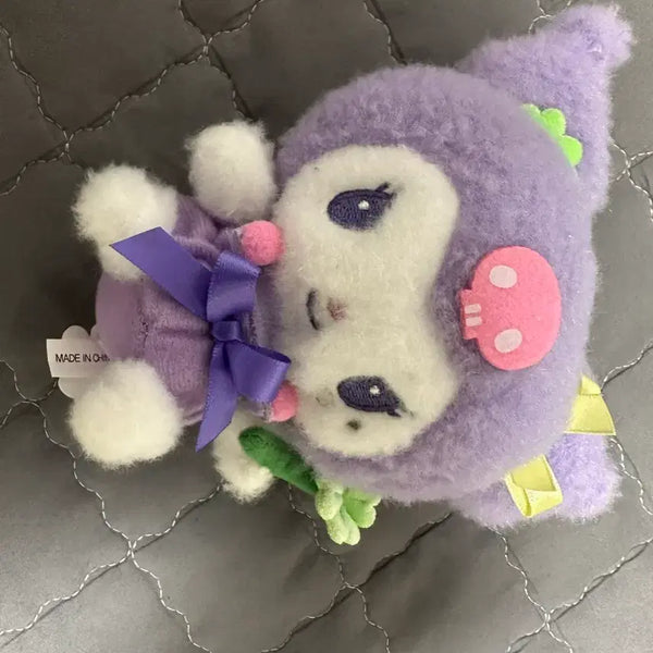 [BUNJANG] Kuromi Four-Leaf Clover Sanrio Plush / 쿠로미 네잎클로버 산리오 누이 인형