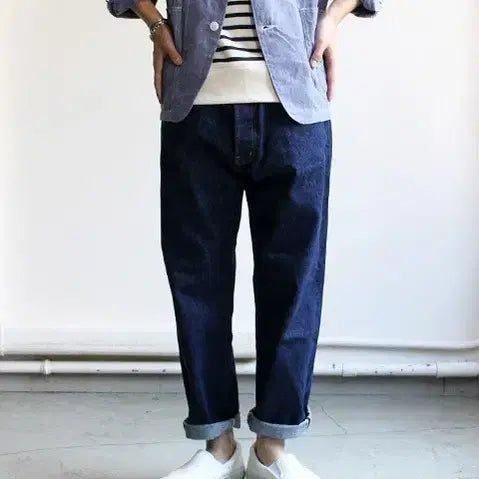 [BUNJANG] Ordinary Fits Loose Ankle Denim / 오디너리핏츠 루즈 앵클 데님