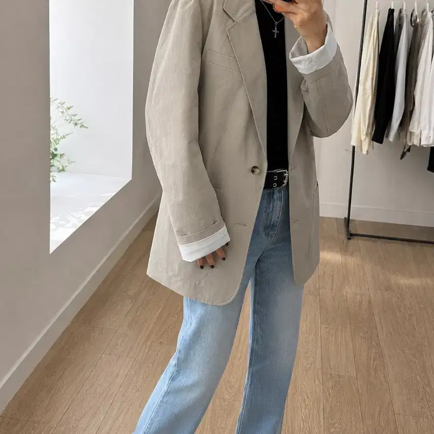 [BUNJANG] The AtBegle Washed Cotton Jacket / 교신안함)엣더베이글 워싱 코튼 자켓