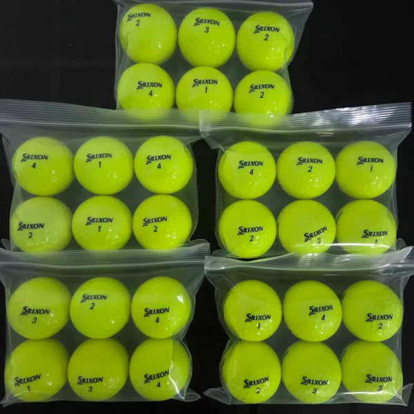 [BUNJANG] Srixon A-Grade 2-Piece Glossy Colored Lost Golf Balls (30 pcs) / 스릭슨 A급 2피스 유광 컬러 로스트볼 30구 중고골프공