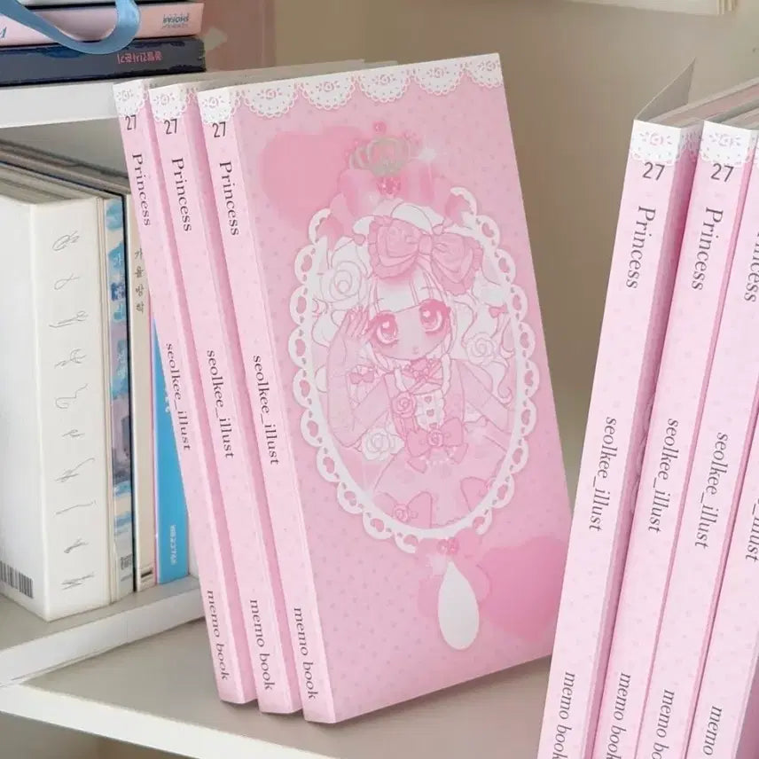 [BUNJANG] Seolgi & Fromye Illustration Memo Pad Book / 모조지)설기&프롬예 메모지북