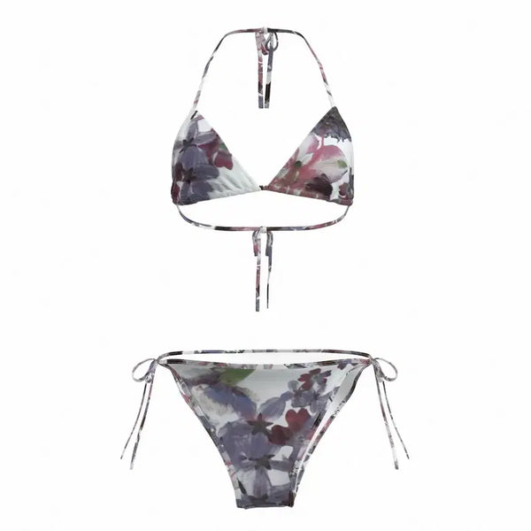 [BUNJANG] Flower Pattern Bikini Set / (새상품) 플라워 패턴 비키니 세트