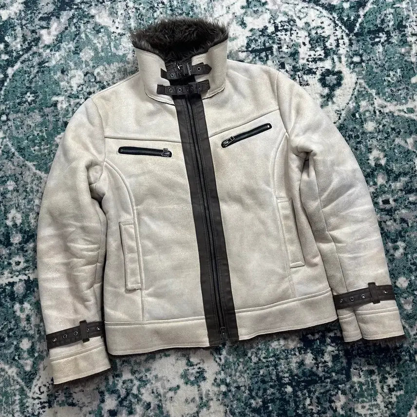 [BUNJANG] Difference Rupert Moose Leather Jacket / Difference Rupert Jpn 무통 퍼 무스탕 자켓 (4)