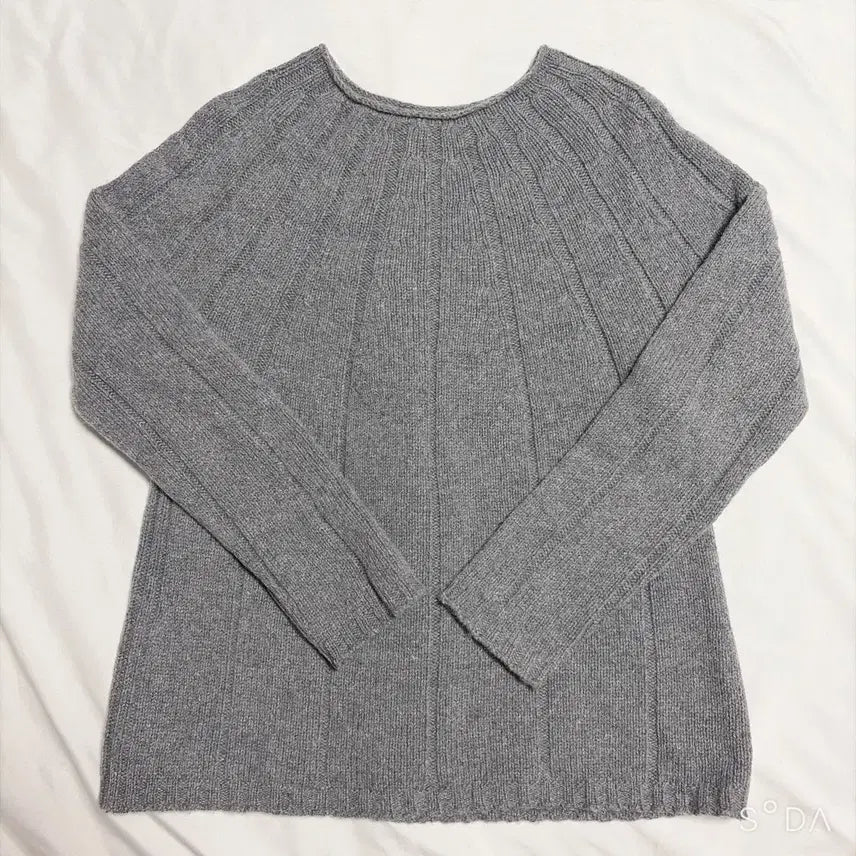 [BUNJANG] A.P.C. Long Sleeve Grey Knit XS / APC 아페쎄 긴발 그레이 니트 XS