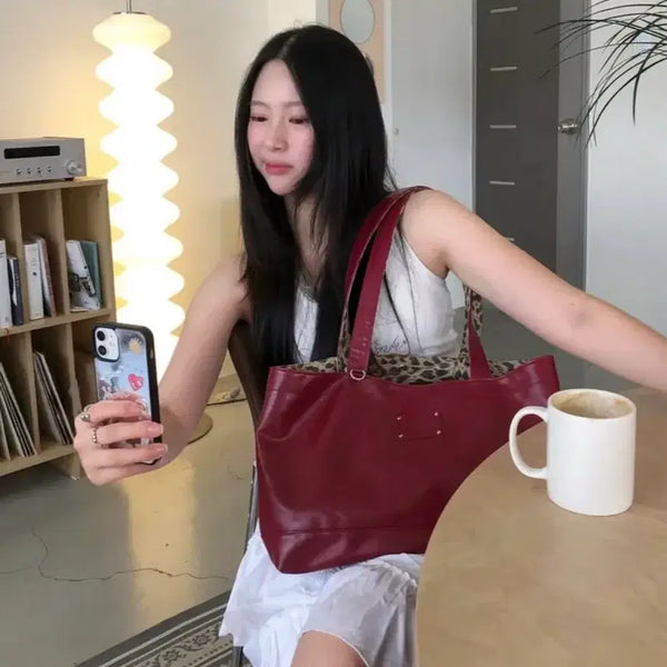 [BUNJANG] Moorer Reversible Tote Bag / 무르 리버시블 토트백