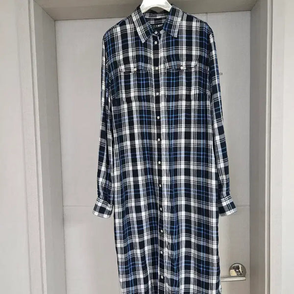 [BUNJANG] Ralph Lauren Check Shirt Dress / 랄프로렌 체크 셔츠 원피스