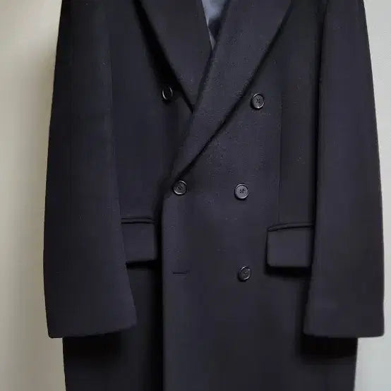 [BUNJANG] Musinsa Standard Cashmere Blend Double Coat / 무신사 스탠다드 캐시미 블렌드 더블 코트