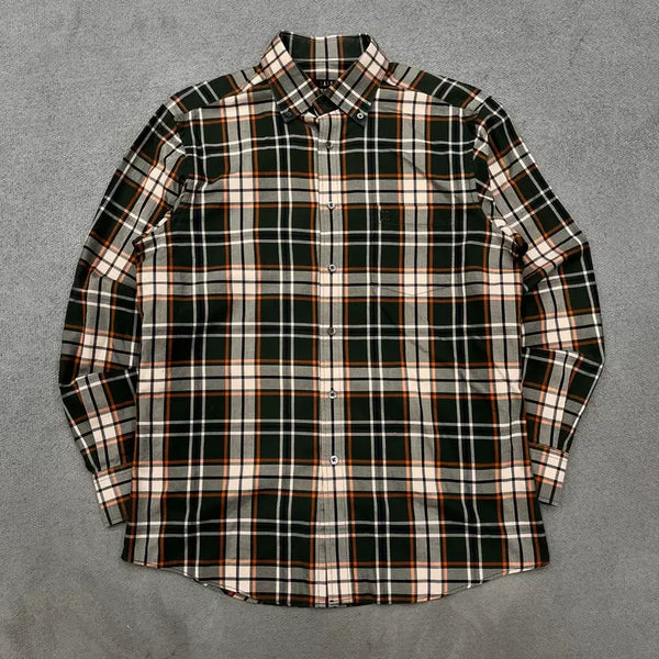 [BUNJANG] Daks Check Long-Sleeve Shirt / 100 닥스 체크 남방