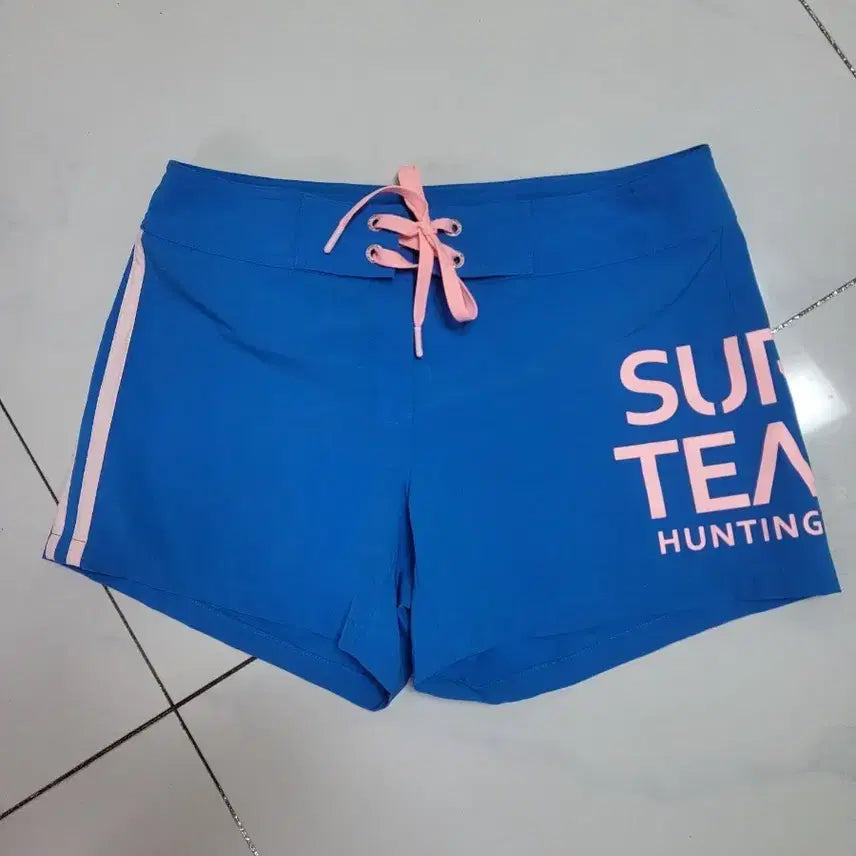 [BUNJANG] Surfing Team Blue Hot Pants / 써핑팀 핫팬츠 블루