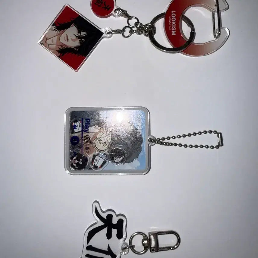 [BUNJANG] Lookism Park Hyung Suk Acrylic Keyring Set / 급처) 외모지상주의 육성지 아크릴 키링 세트