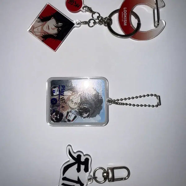 [BUNJANG] Lookism Park Hyung Suk Acrylic Keyring Set / 급처) 외모지상주의 육성지 아크릴 키링 세트