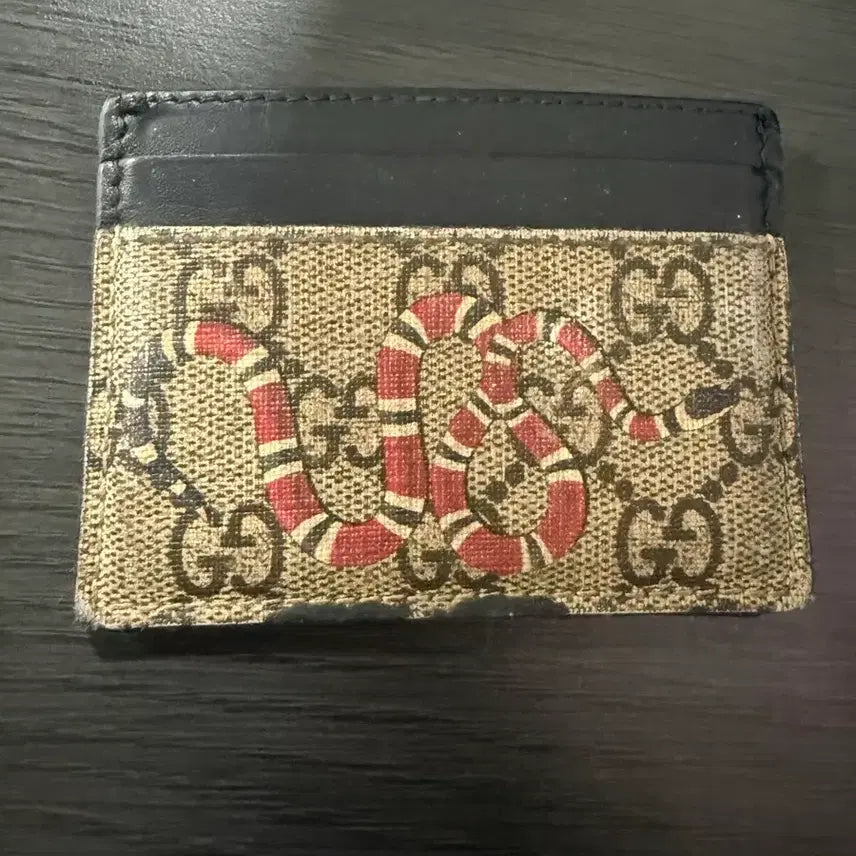 [BUNJANG] Gucci Snake Card Holder / 구찌 스네이크 카드지갑