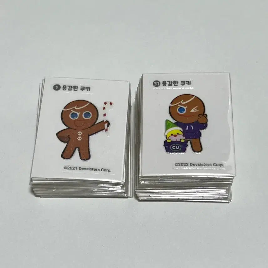 [BUNJANG] Cookie Run Kingdom Tteobbeoseal Bundle Set (Series 1 + 2) / 일괄) 쿠키런 쿠킹덤 띠부띠부씰 1탄 + 2탄 54장