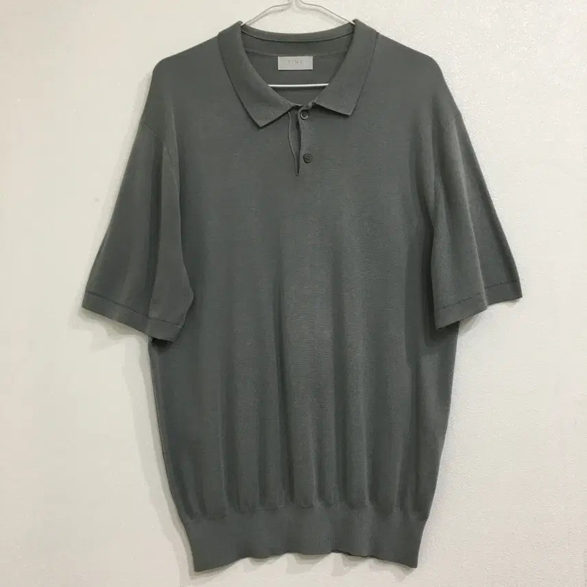[BUNJANG] TIME Homme Short Sleeve Knit 95 / TIME 타임 옴므 반팔 니트 95