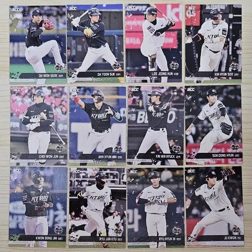 [BUNJANG] 2026 KBO Baseball Cards Plus - KT - 12 Normal Cards / 2026 KBO카드 플러스 [노멀-KT 12장]